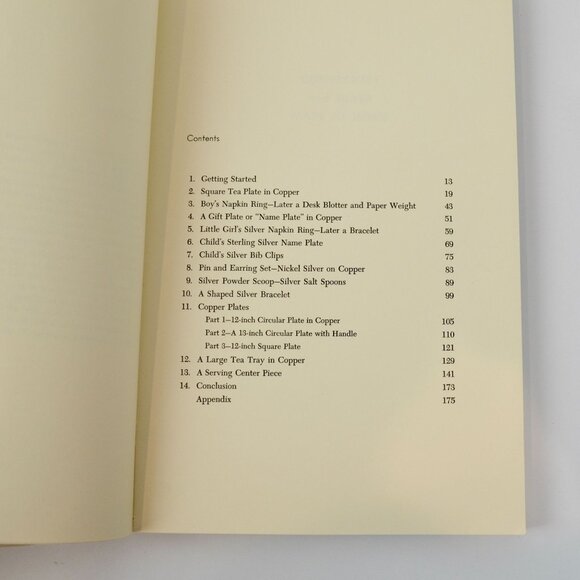 Coppercraft and Silver Made at Home Book Vintage 1972 - Picture 7 of 8